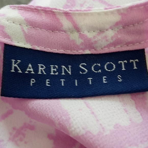 Karen Scott Petites Shell Size PS - Picture 4 of 6